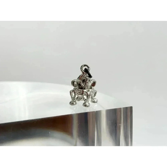 Vintage Silver Toned Unusually Shaped Charm | trinket | pendanr - Picture 5 of 6